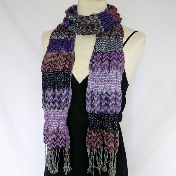 💜 Soft Chevron Scarf #hundredsofscarves - Picture 4 of 4